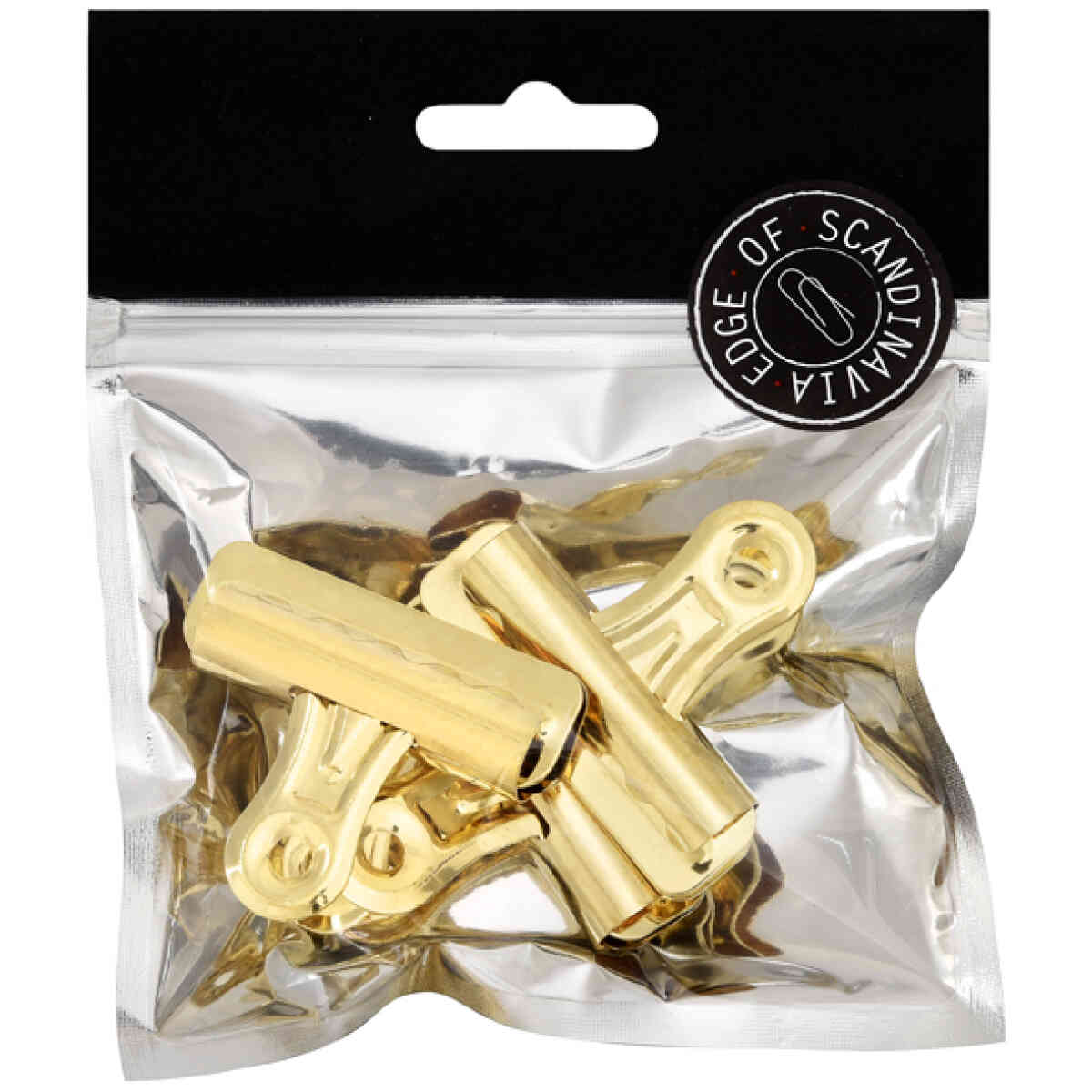 Edge of Scandinavia Bulldogklämma 57mm 3st Guld