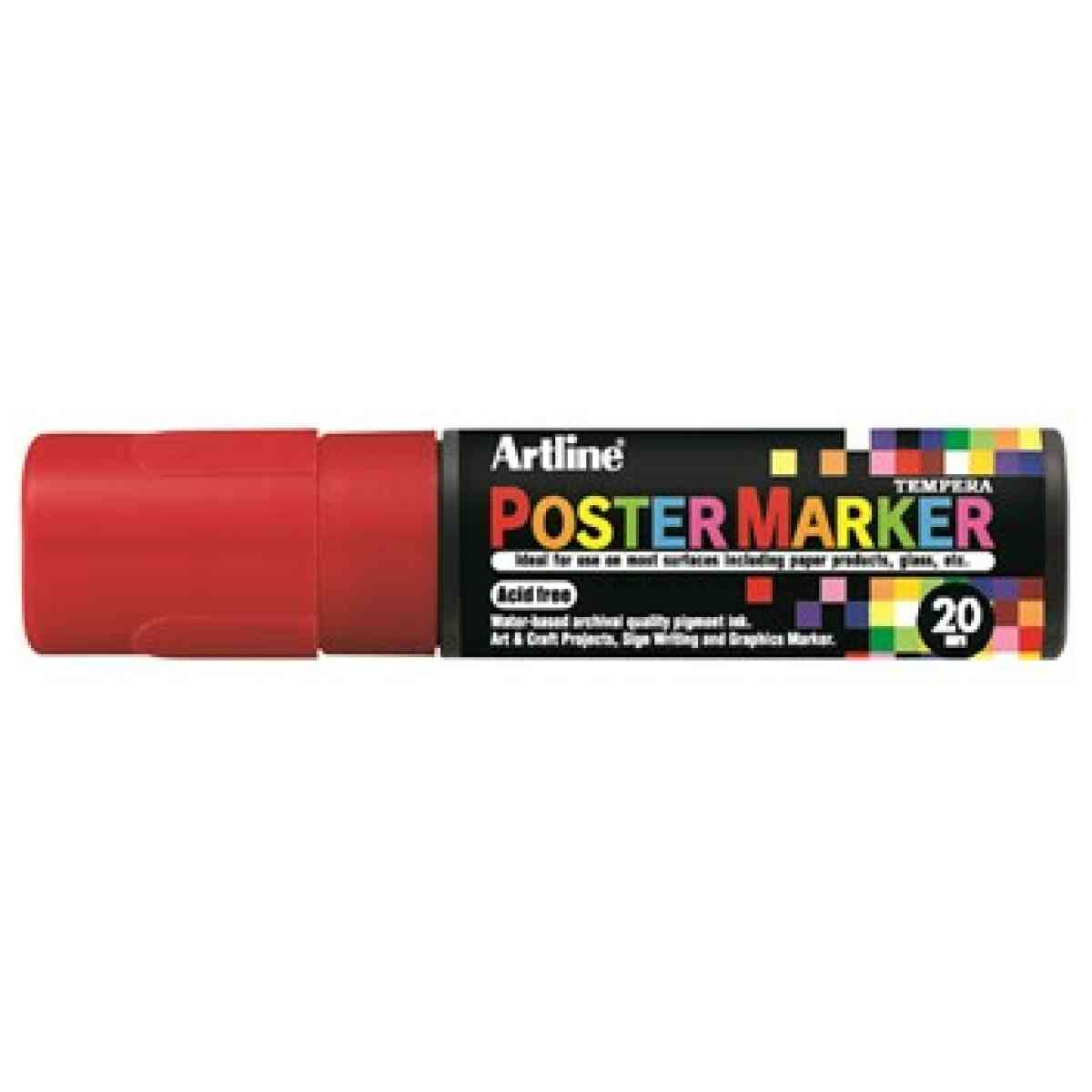Poster Marker Artline 20 mm röd