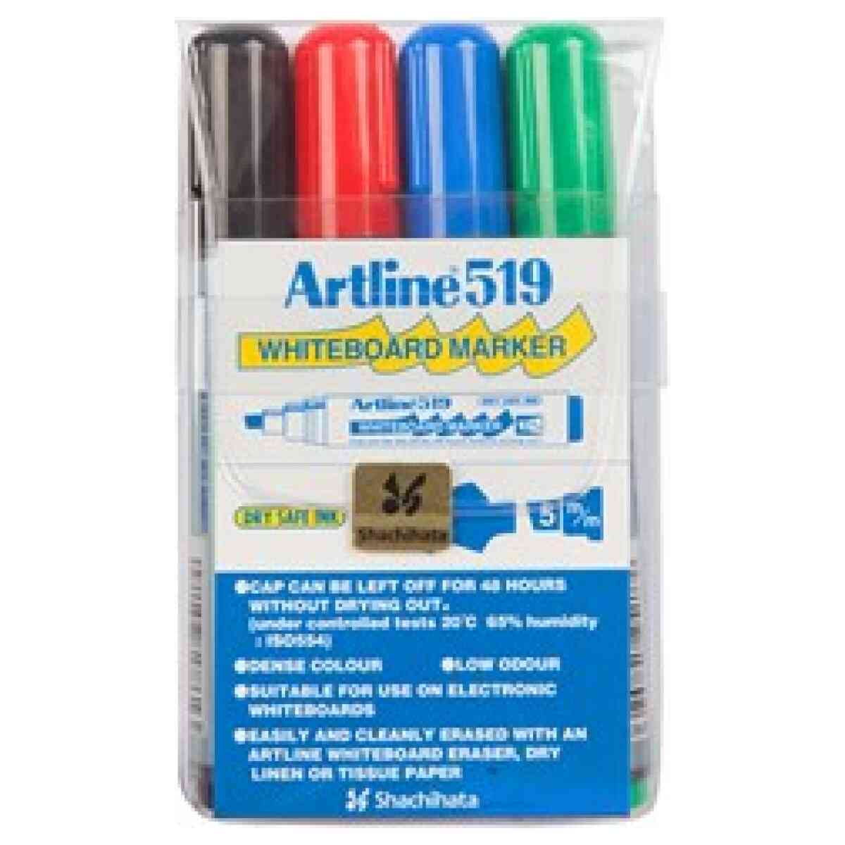 Whiteboardpenna Artline 519 4/set