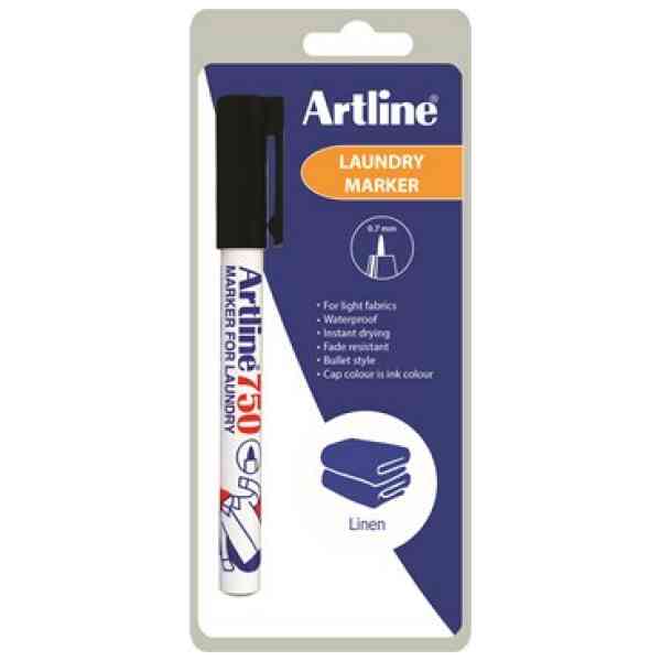 Textilpenna Artline 750 Svart 1-Blister
