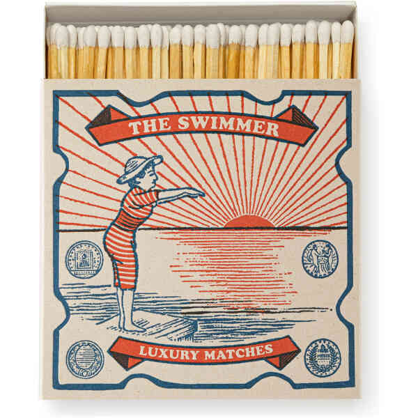 The Swimmer Tändsticksask
