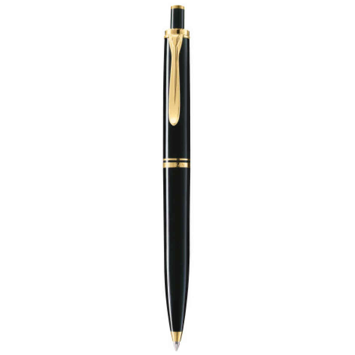 Pelikan K400 Souveraen Black Ballpoint Pen With Gold