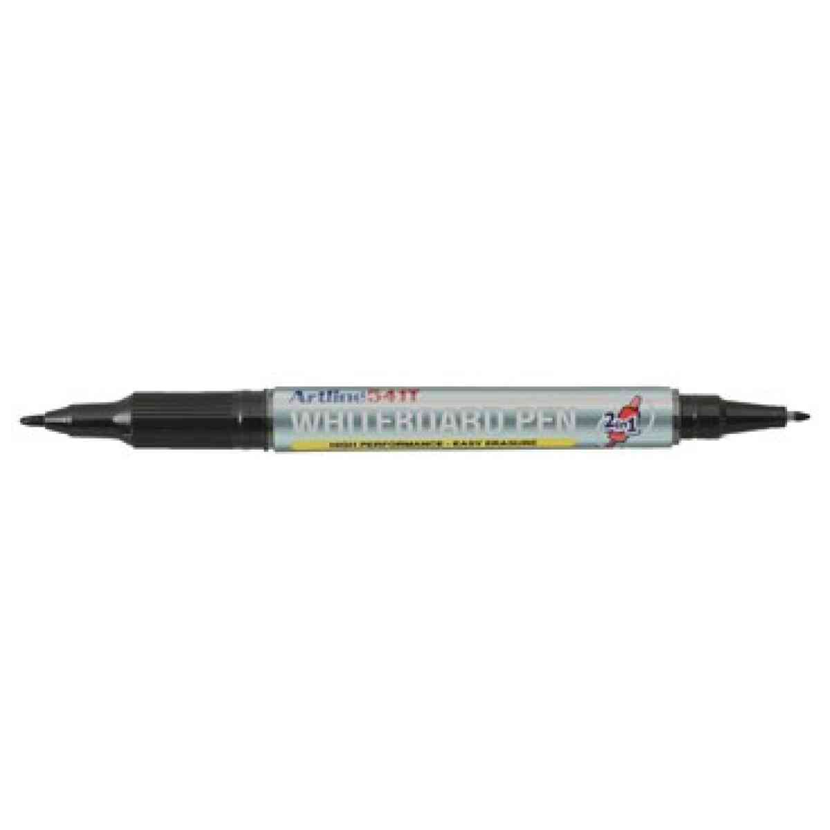 Whiteboardpenna Artline 541T 2i1 Svart
