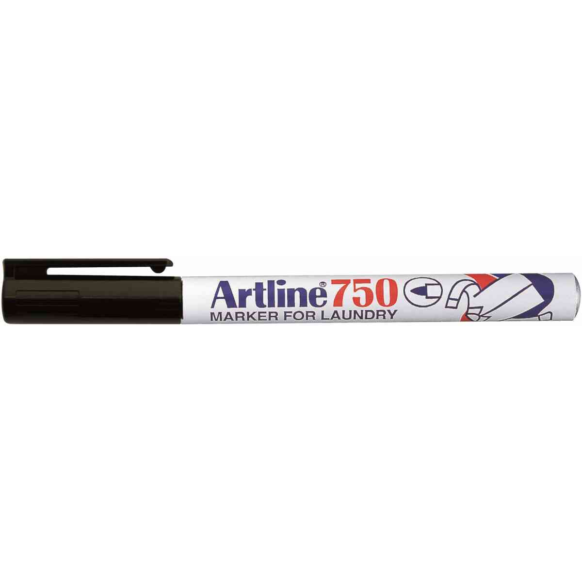 Textilpenna Artline 750 Svart