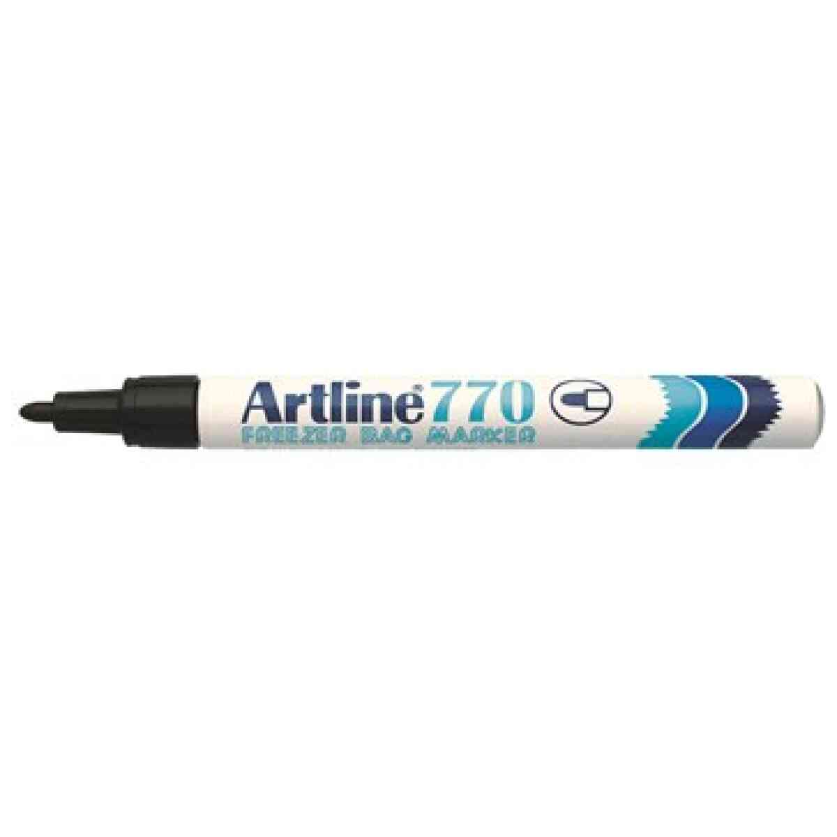 Frysmärkpenna Artline 770 Svart