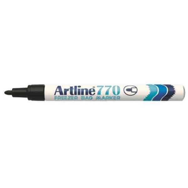 Frysmärkpenna Artline 770 Svart