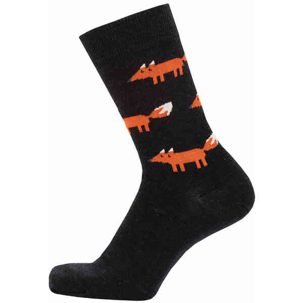 Fox Ullstrumpa Svart - Size 35-39