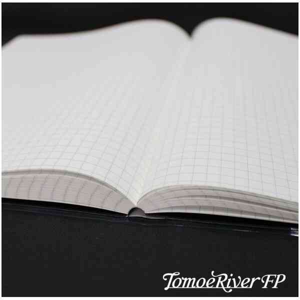 TomoeRiver Notebook hardcover 5mm Grid / A5 / White / 52 g/m2