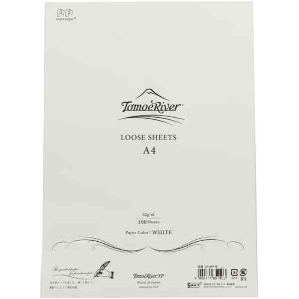 TomoeRiver Loose Sheet Plain / A4 / White / 52 g/m2