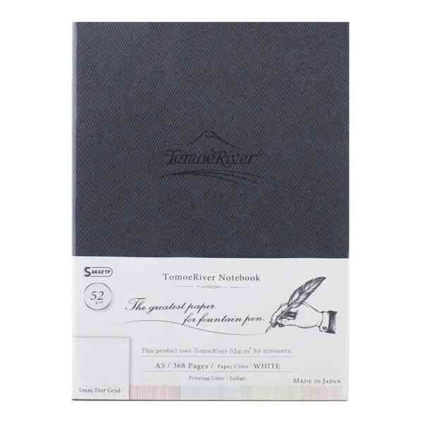TomoeRiver Notebook hardcover 5mm Dot Grid / A5 / White / 52 g/m2