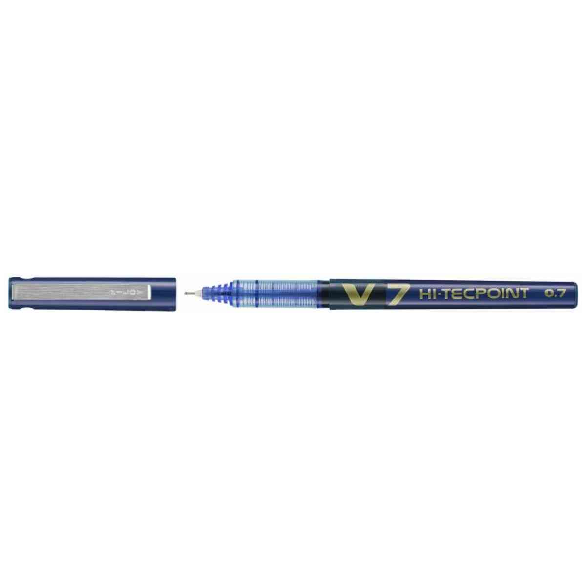 Hi Tecpoint V7 Rollerballpenna med vattenbaserat black Bla Medium Spets