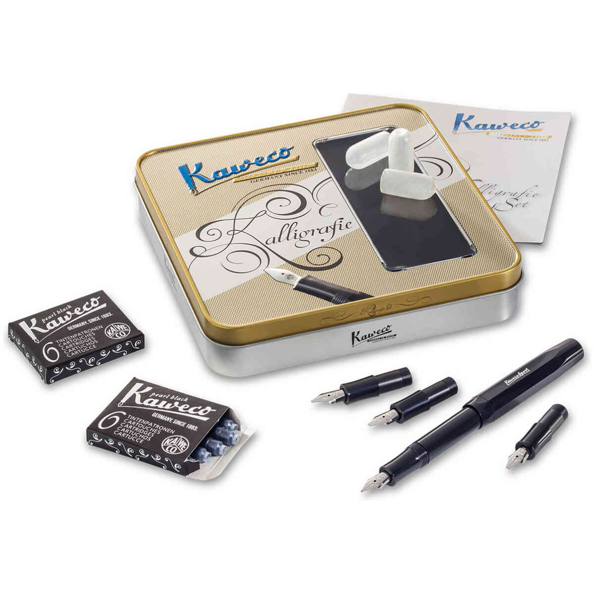 Kaweco CALLIGRAPHY Set Black (1.1/ 1.5/ 1.9/ 2.3)