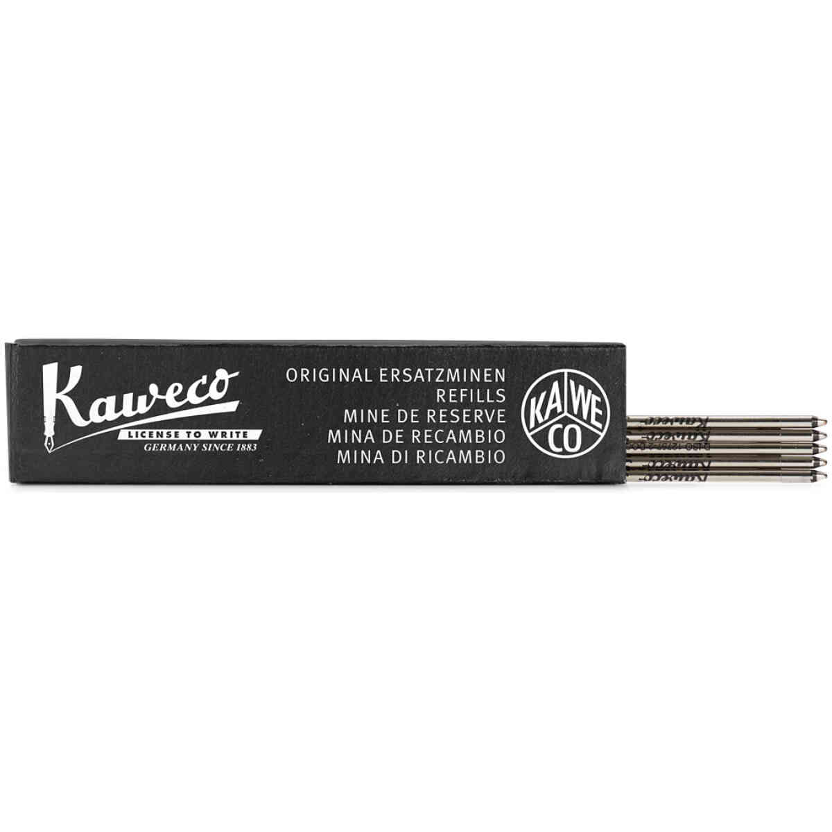 Kaweco D1 Ball Pen Refill Needle-Point Black 0.5 mm 2 pcs