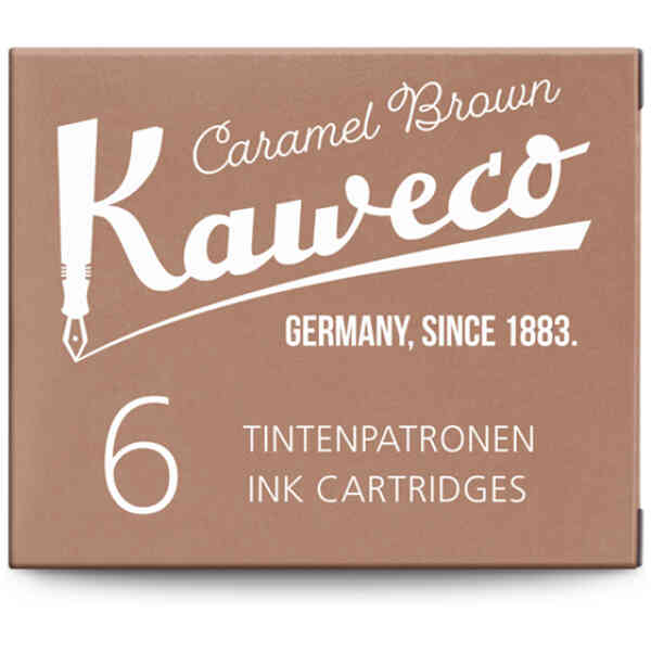 Kaweco Ink Cartridges 6 Pieces Caramel Brown