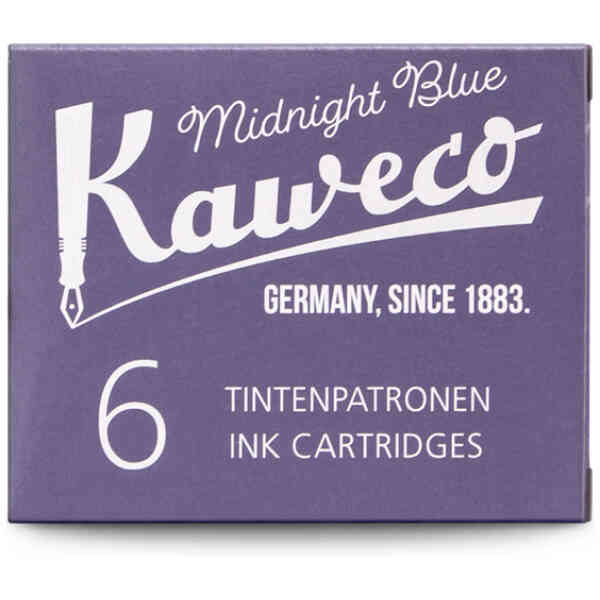 Kaweco Ink Cartridges 6 Pieces Midnight Blue