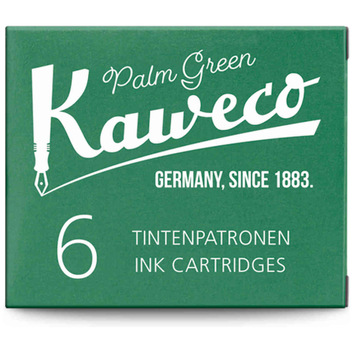 Kaweco Ink Cartridges 6 Pieces Palm Green
