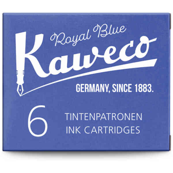 Kaweco Ink Cartridges 6 Pieces Royal Blue