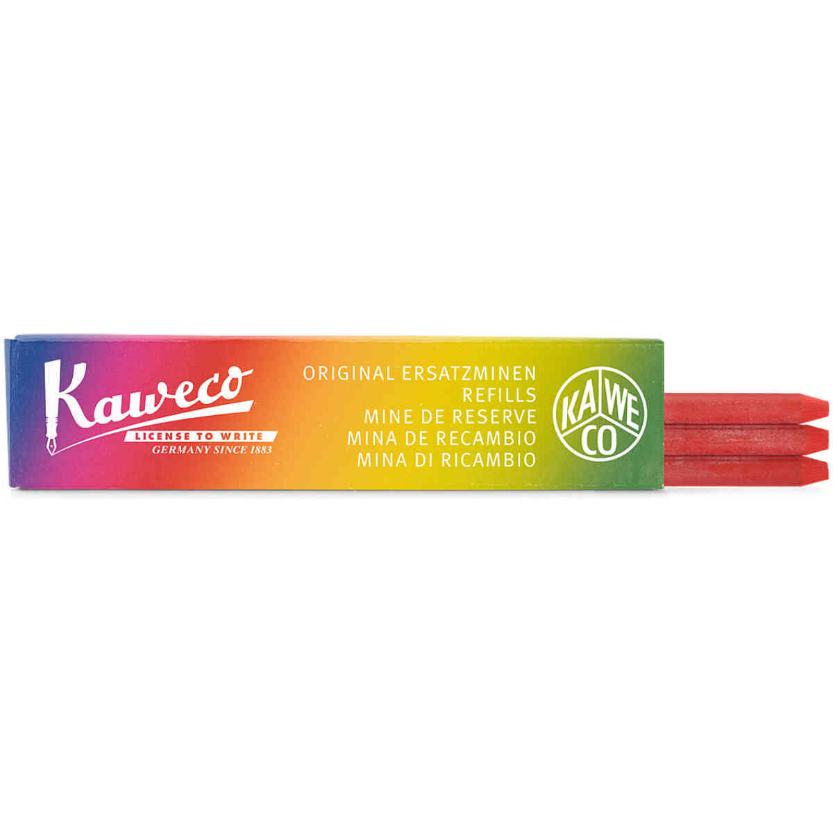 Kaweco Pencil Lead Refill All Purpose 56mm red