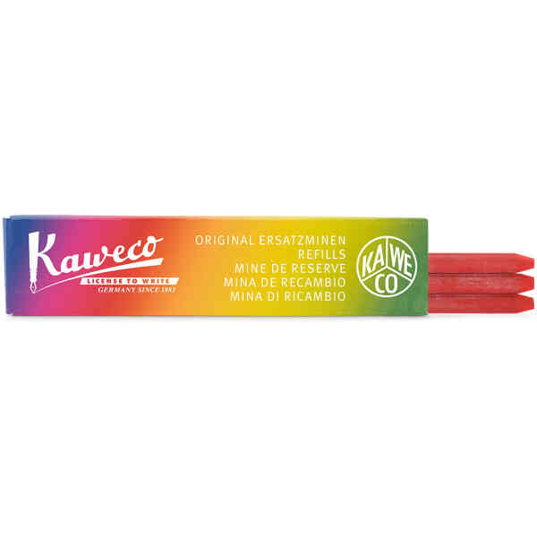 Kaweco Pencil Leads All Purpose Red 5.6 mm - 3 pcs
