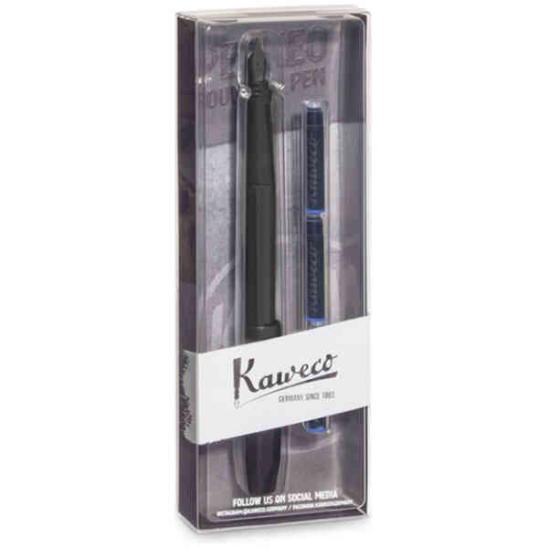 Kaweco PERKEO Fountain Pen Pack All Black F
