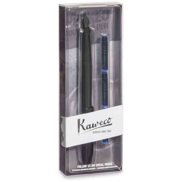 Kaweco PERKEO Fountain Pen Pack All Black M