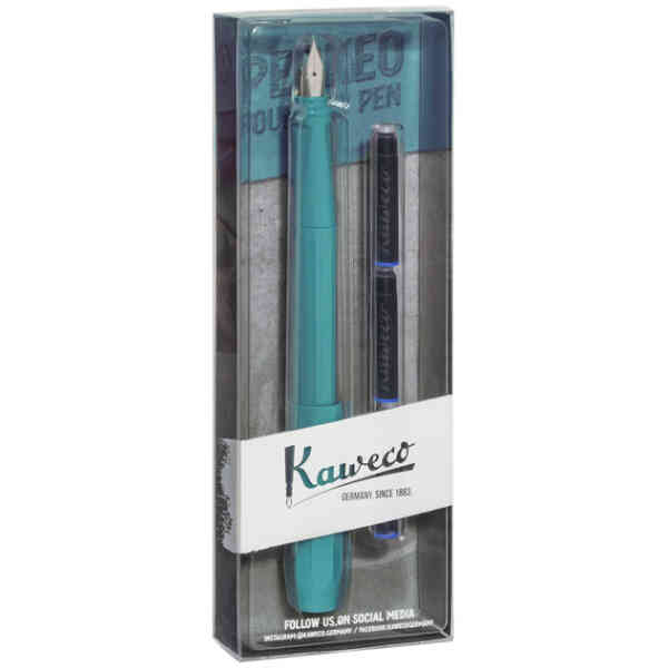 Kaweco PERKEO Fountain Pen Pack Breezy Teal