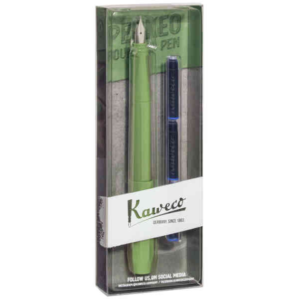 Kaweco PERKEO Fountain Pen Pack Jungle Green