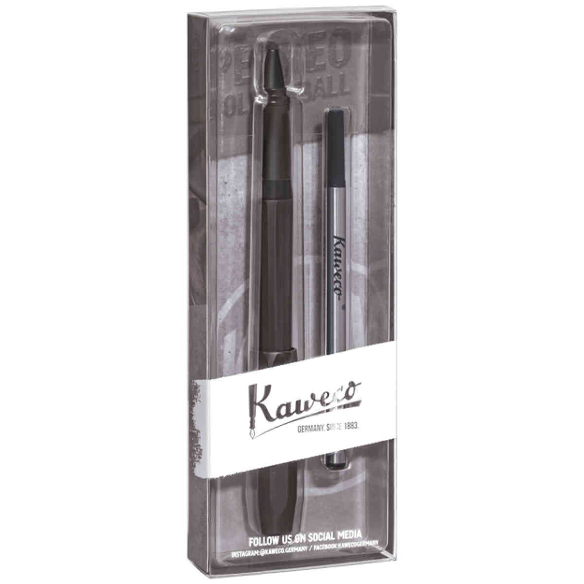 Kaweco PERKEO Roller Ball Pack All Black