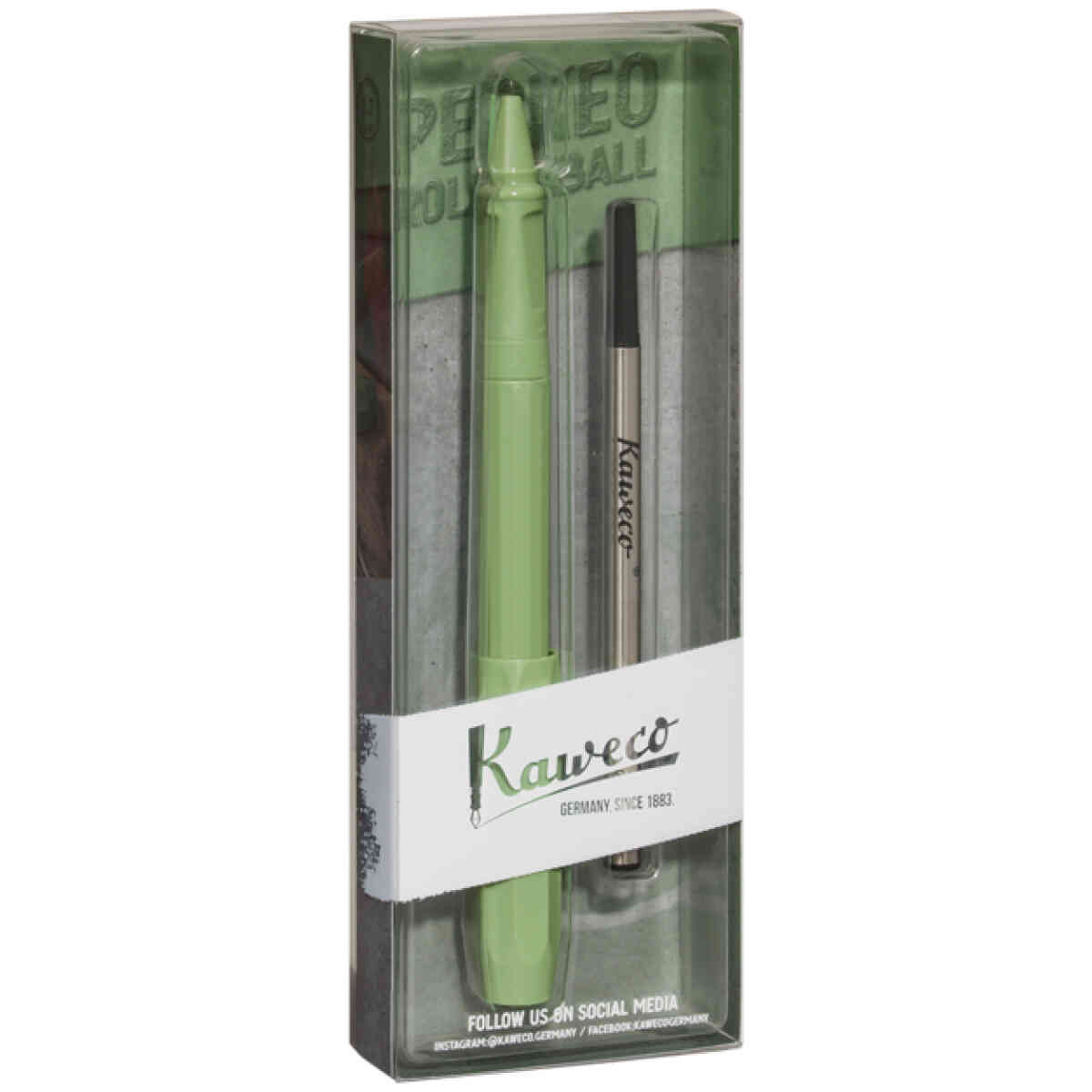 Kaweco PERKEO Roller Ball Pack Jungle Green