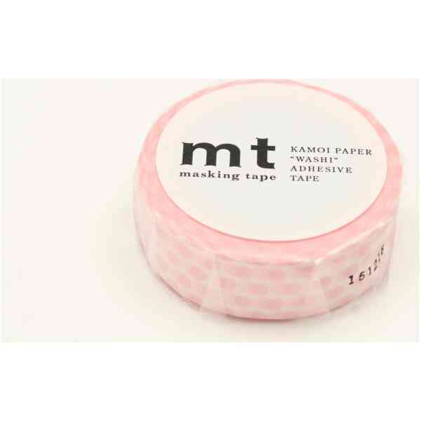 Masking Tejp, 7m series: dot strawberry milk