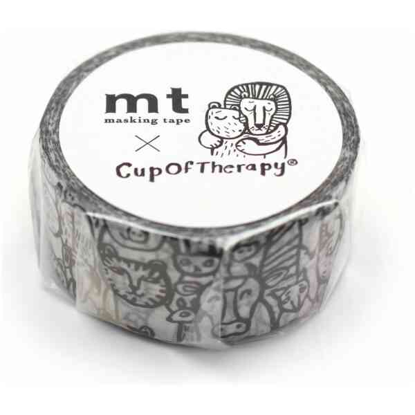 Masking Tejp matti, 7m serie 20 mm: cup of therapy animals