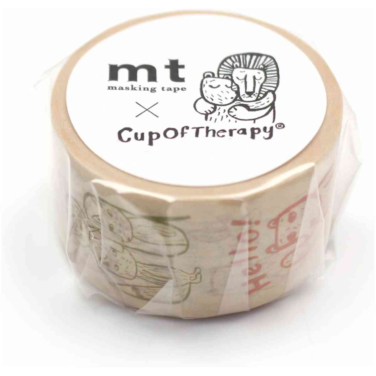 Masking Tejp matti, 7m series 25 mm: Cup Of Therapy message