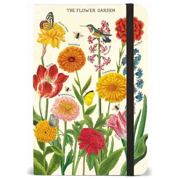 Flower Garden Notebook 15x10cm