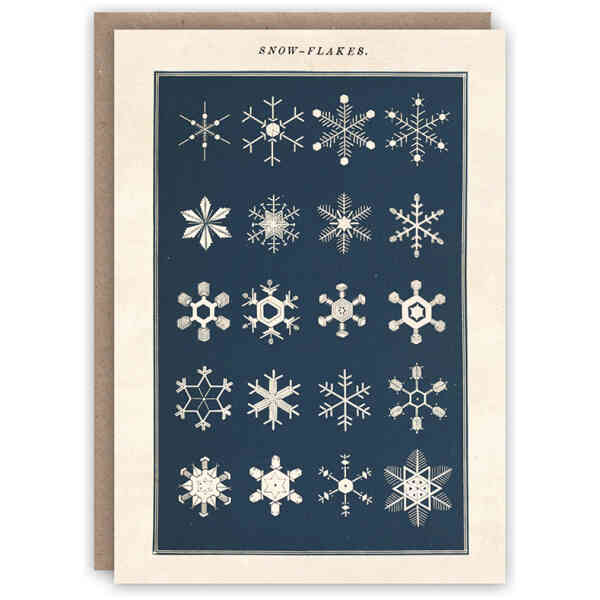 Snowflakes seasonal card