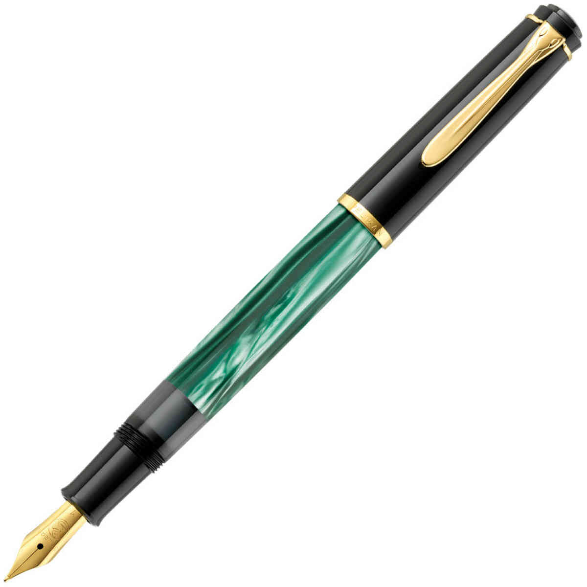 Pelikan Classic M200 Fountain Pen Piston Mechanism, Green-Marbled - Bild 2