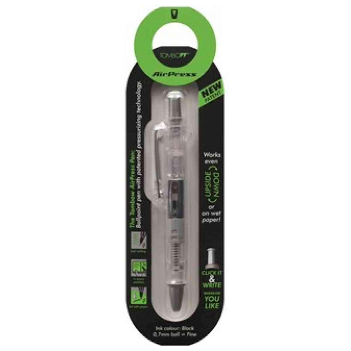 Tombow kulpenna Airpress Pen transparent