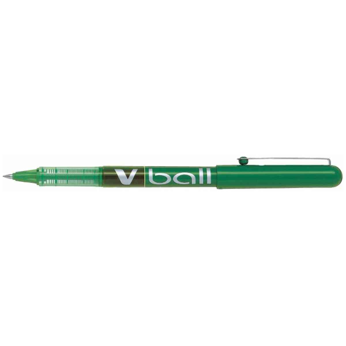 V Ball 05 Rollerballpenna med vattenbaserat black Gron Fine Spets