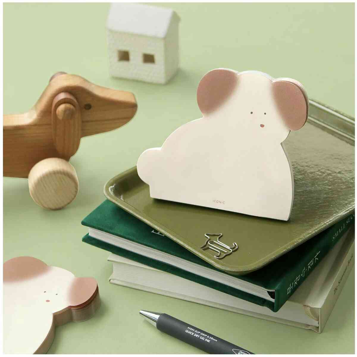 animal memo pad 08 puppy