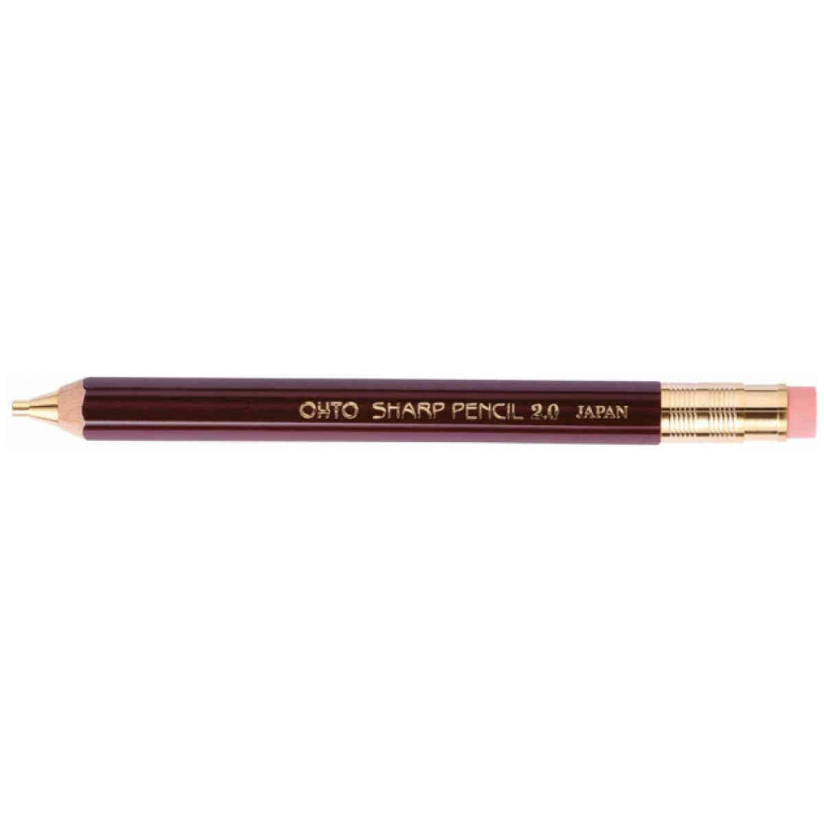 Mechanical pencil 2.0, OHTO // Burgundy