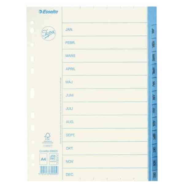 Pappersregister JOPA A4 jan-dec