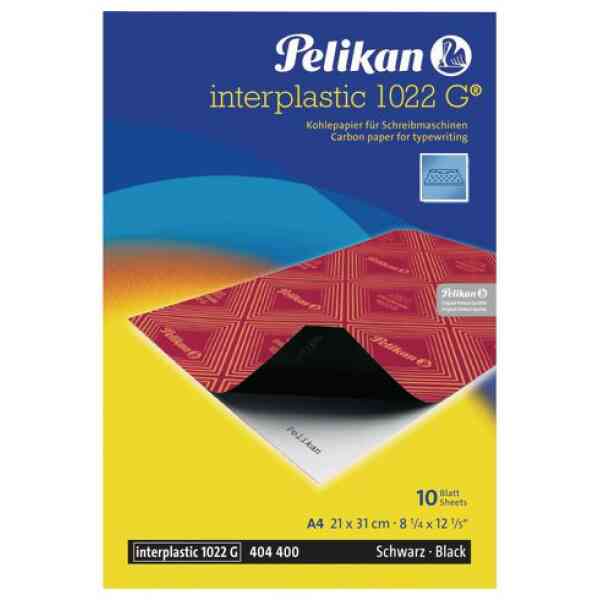 Karbonpapper PELIKAN A4 svart 10/fp