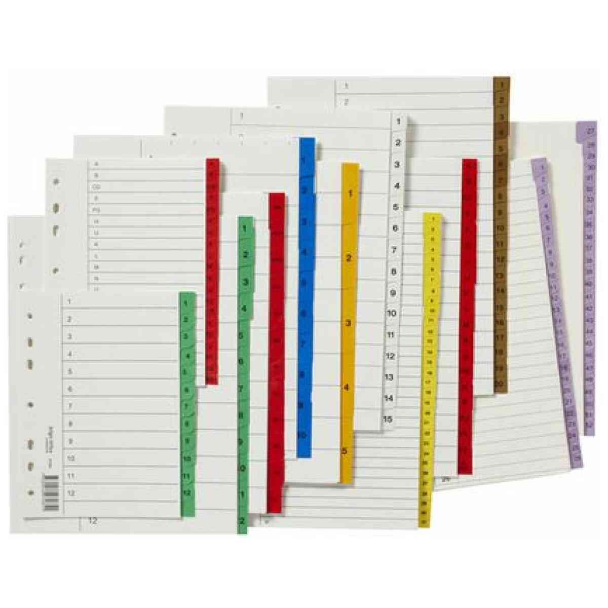 Register plastflik 1-52 lila