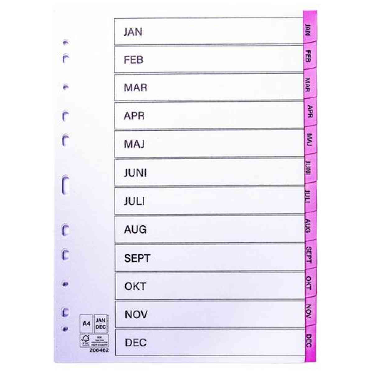 Register plastflik jan-dec rosa