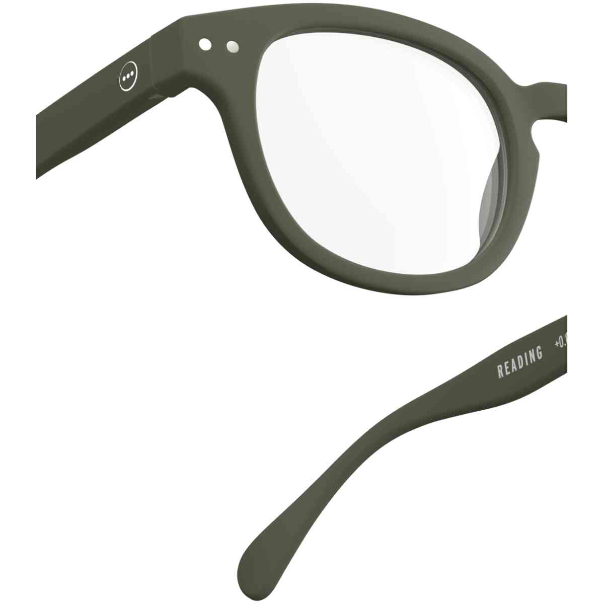 c kaki green reading glasses 3