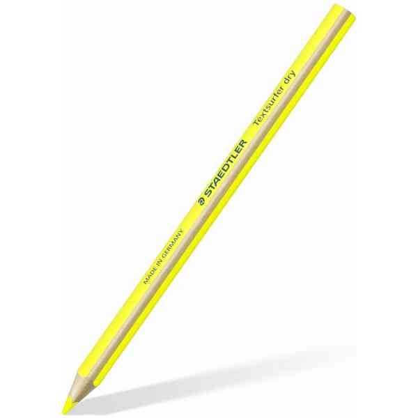Textsurfer® dry 128 64 Triangular highlighter pencil - Yellow