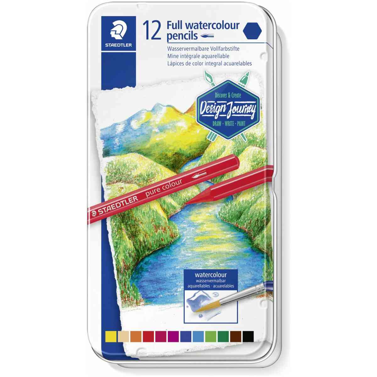 Staedtler® pure colour 146 10G Full watercolour pencil