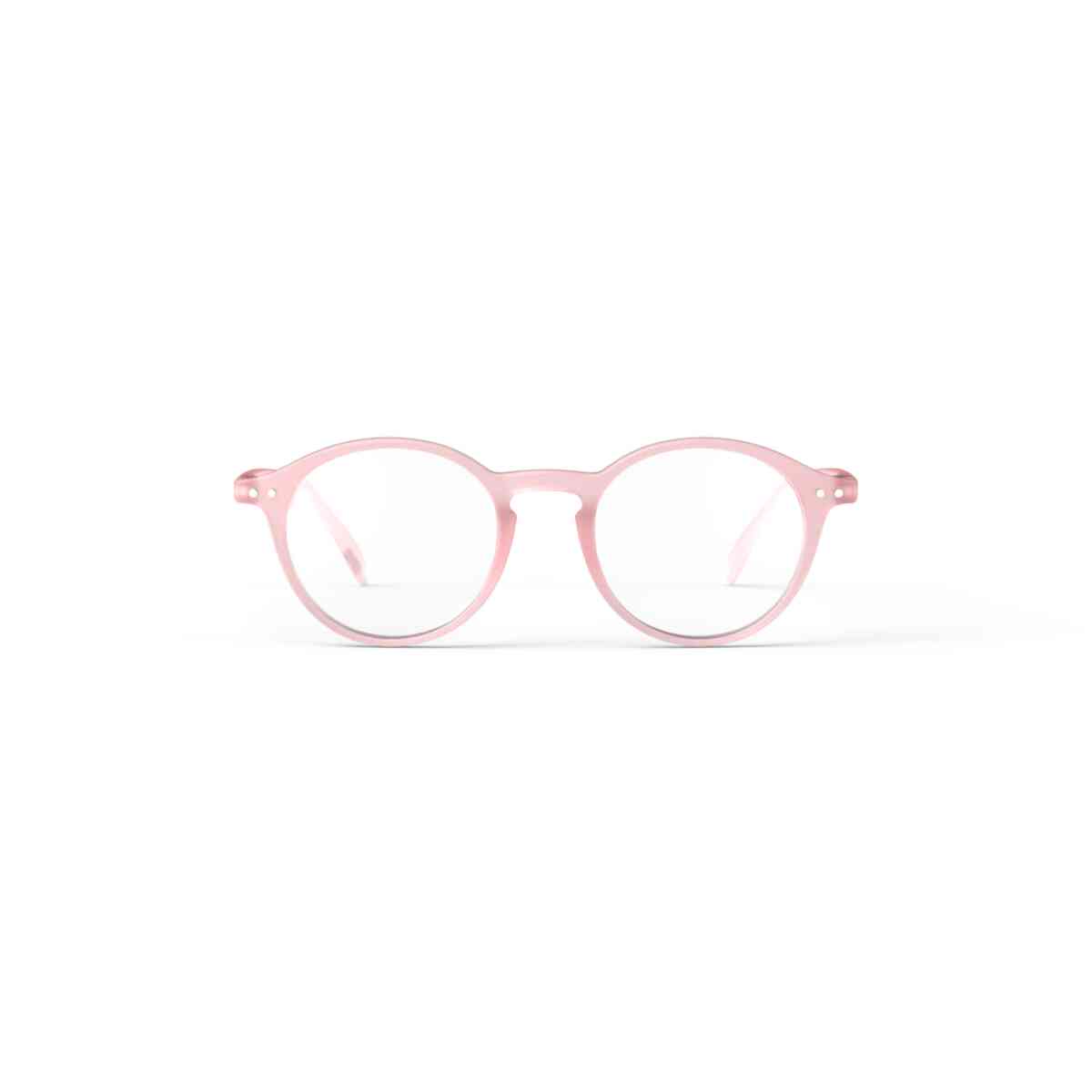 d pink reading glasses