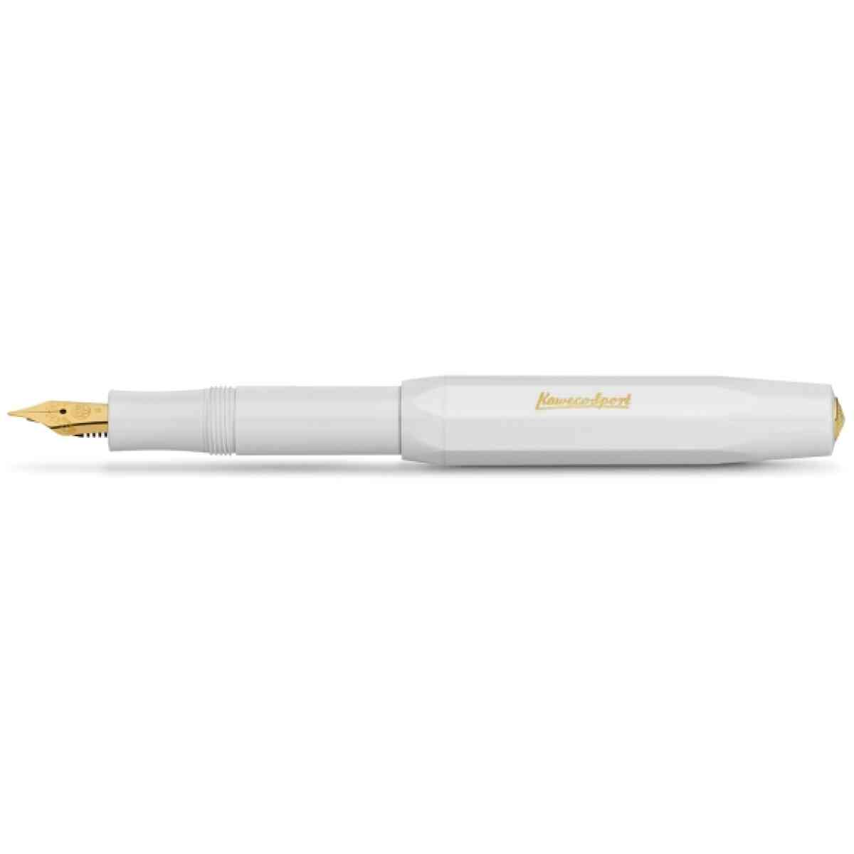 kaweco classic sport fountain pen white