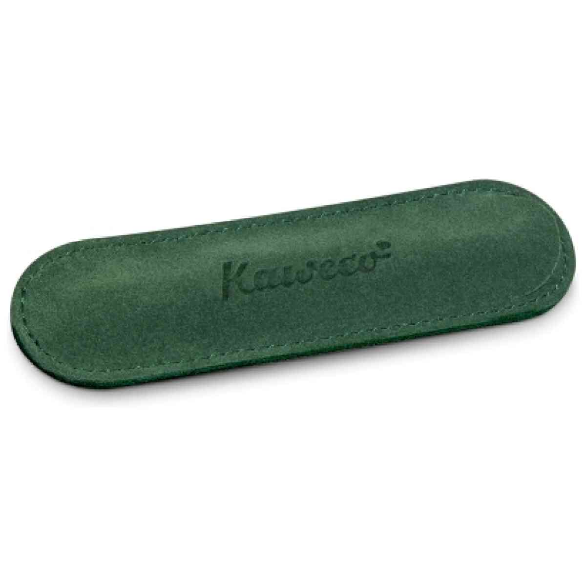 kaweco sport eco 1 pen pouch velour green