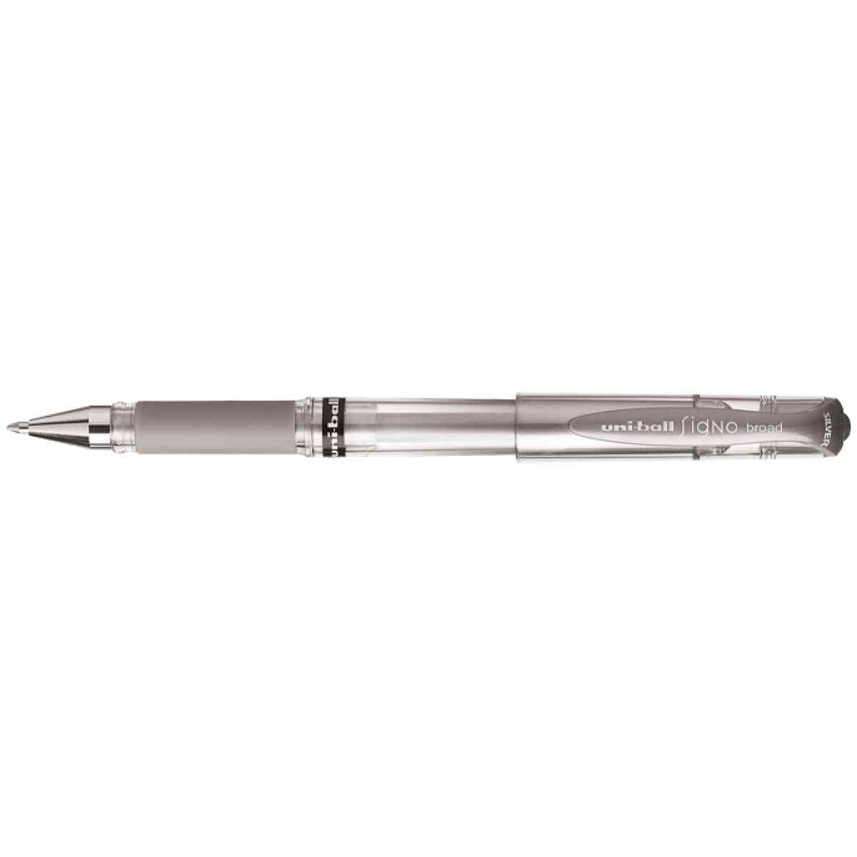 Uni-ball Penna Gel Signo Broad UM153C – Tratto 0,65 Mm, Colore Nero, Ricaricabile